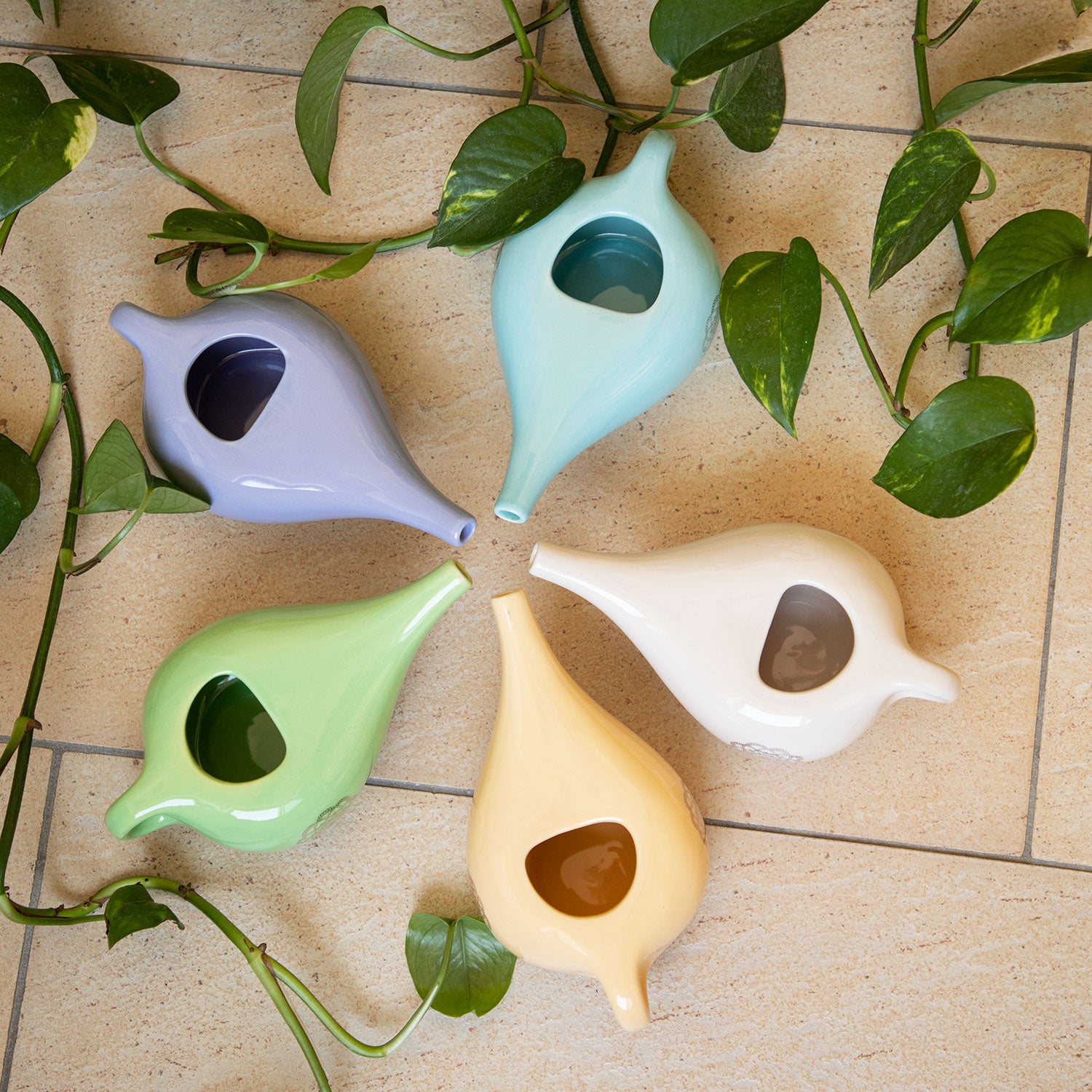 Neti Pot in ceramica MANDALA, 250 ml