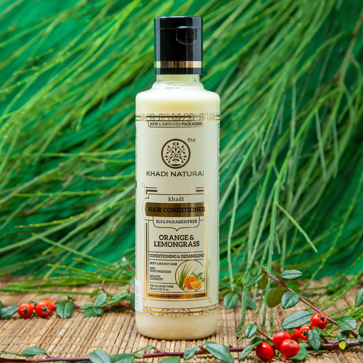 Khadi Herbal Hair Conditioner ORANGE & LEMONGRASS