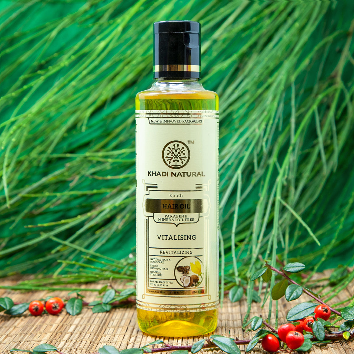 Khadi Olio per capelli alle erbe VITALIZZANTE
