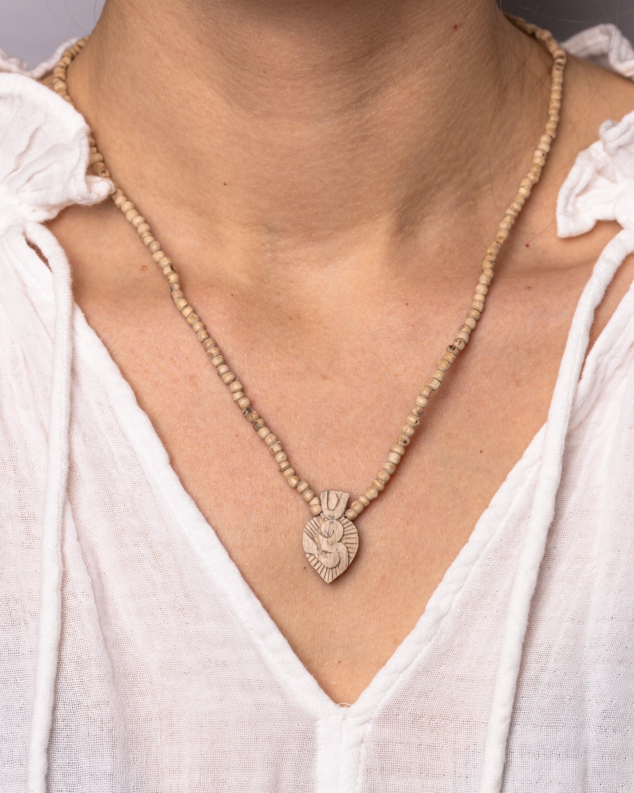 Tulsi Necklace - OM Pendant