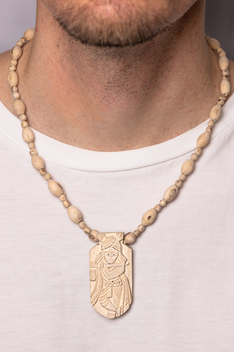 Tulsi Necklace - Krishna Pendant