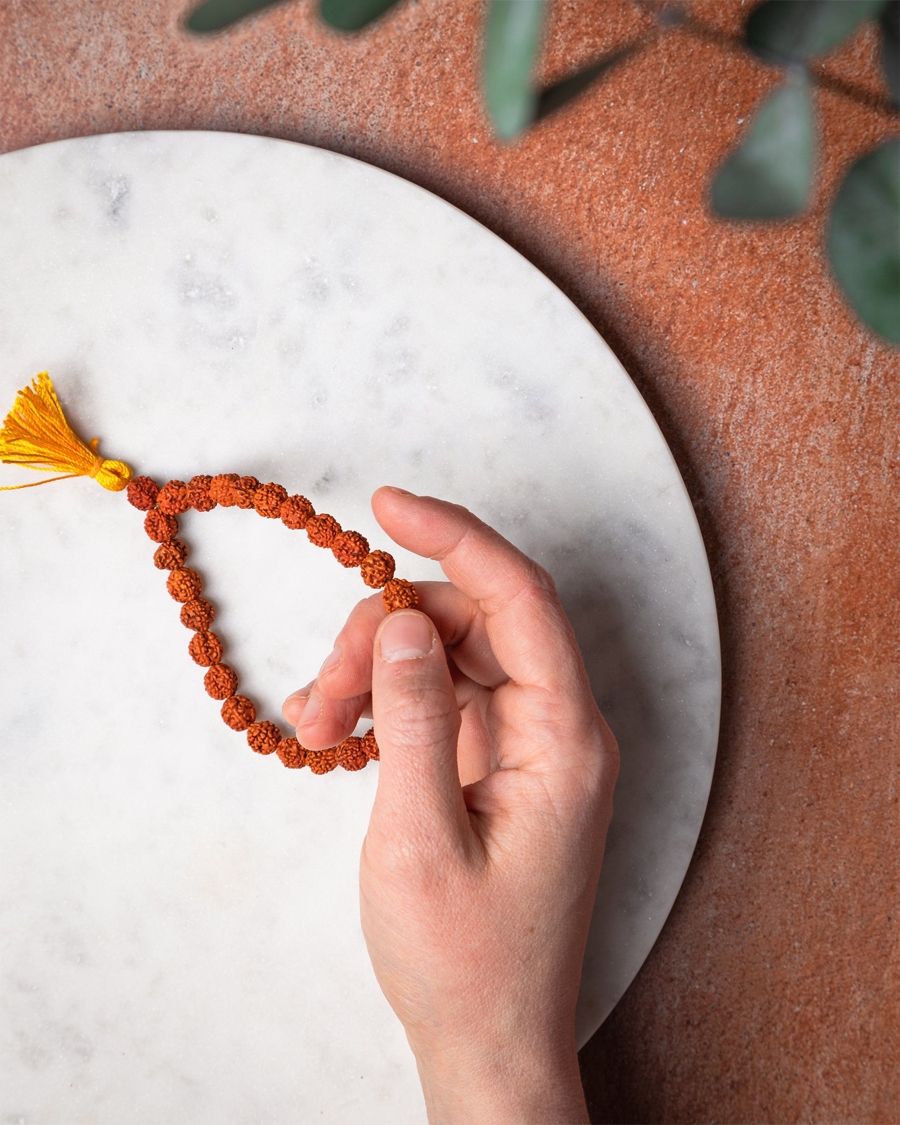 Braccialetto Rudraksha Mala