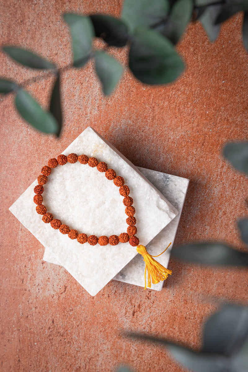 Braccialetto Rudraksha Mala