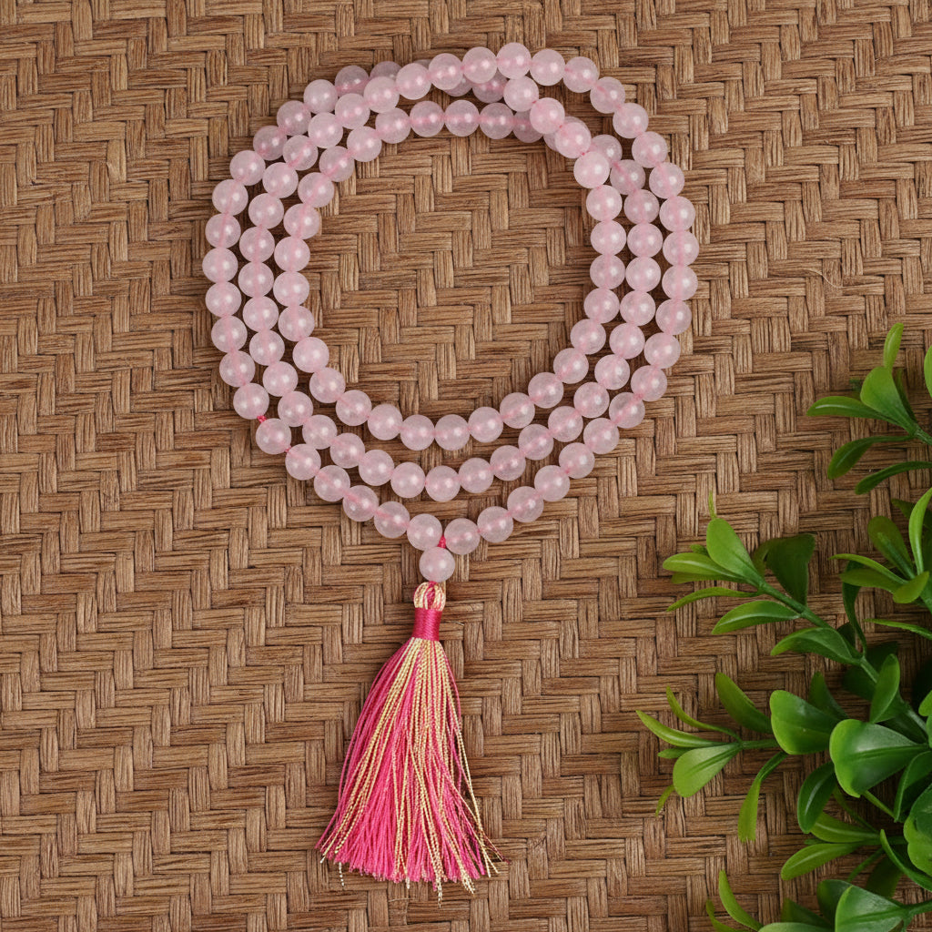 Rose Quartz Mala