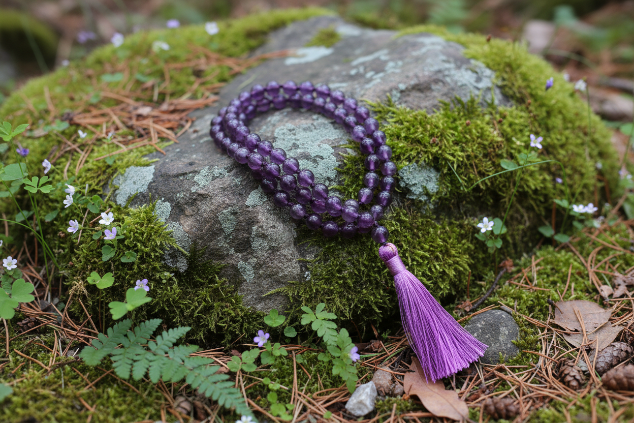 Amethyst Mala