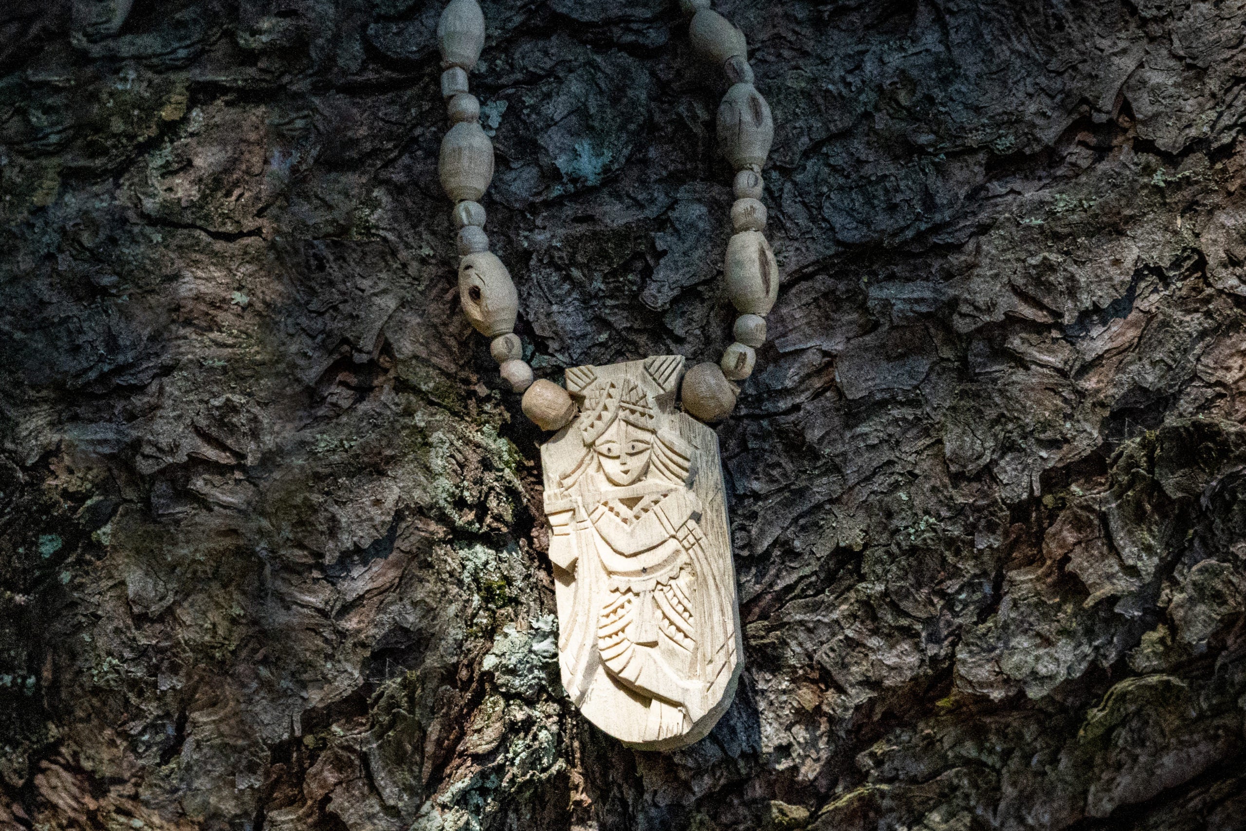 Tulsi Necklace - Krishna Pendant