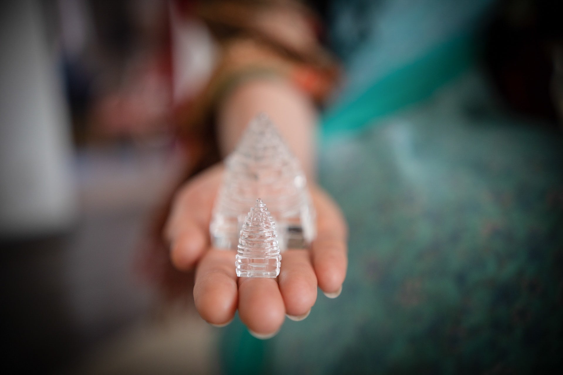 MahaMeru Sri Yantra Clear Quartz