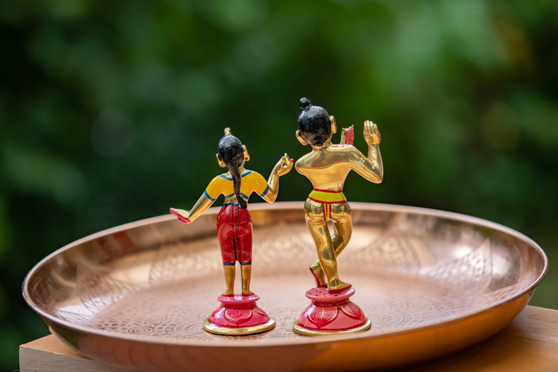 Radha-Krishna murtis - piccolo