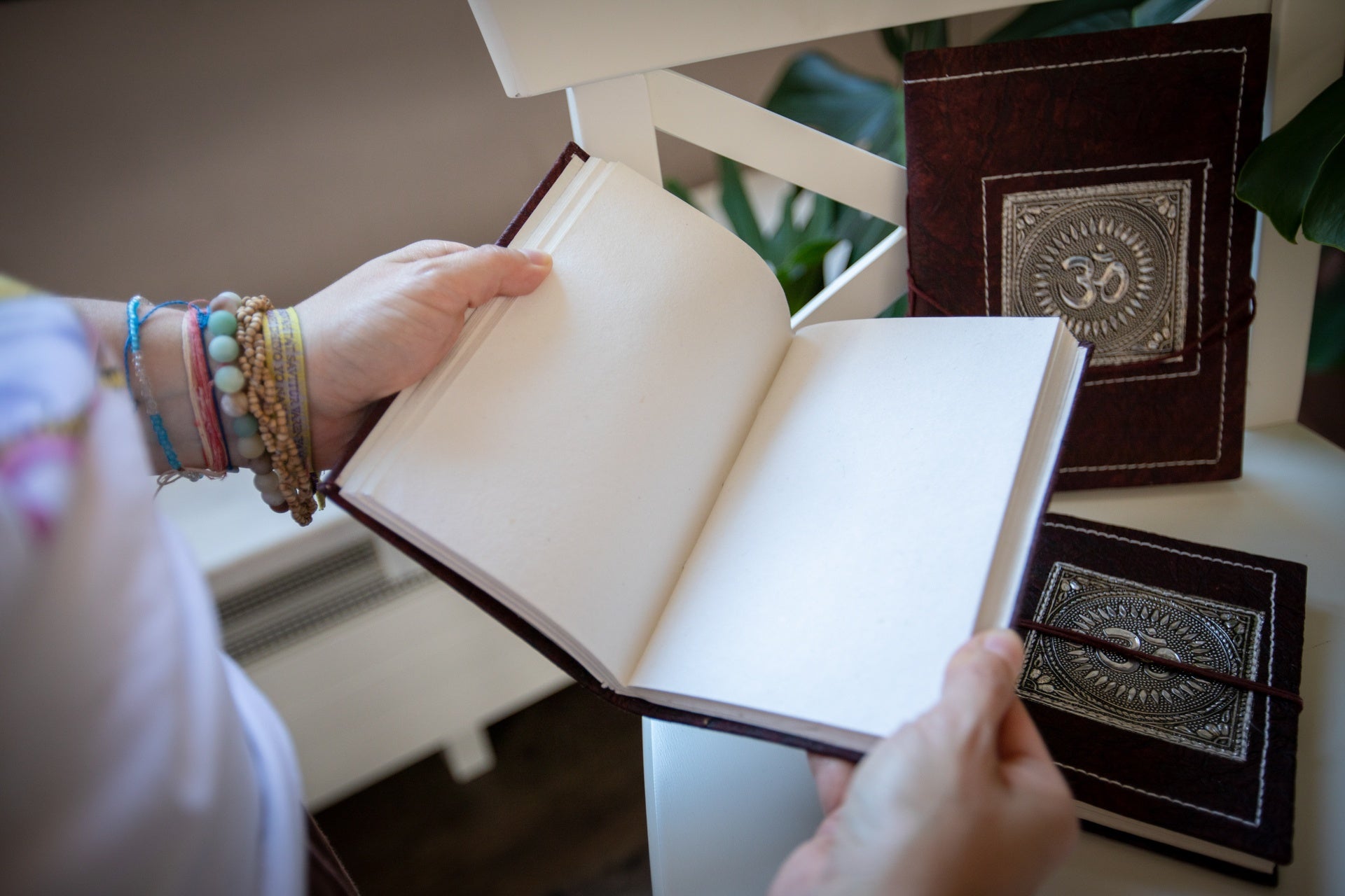 Writing Notebook with Metal Details