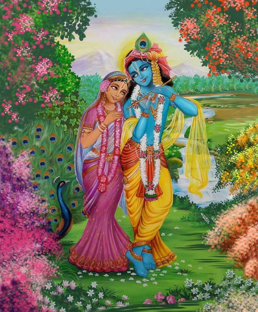 RADHA KRISHNA IN VRINDAVAN