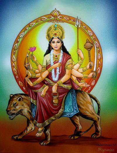 NAVADURGA. CHANDRAGHANTA