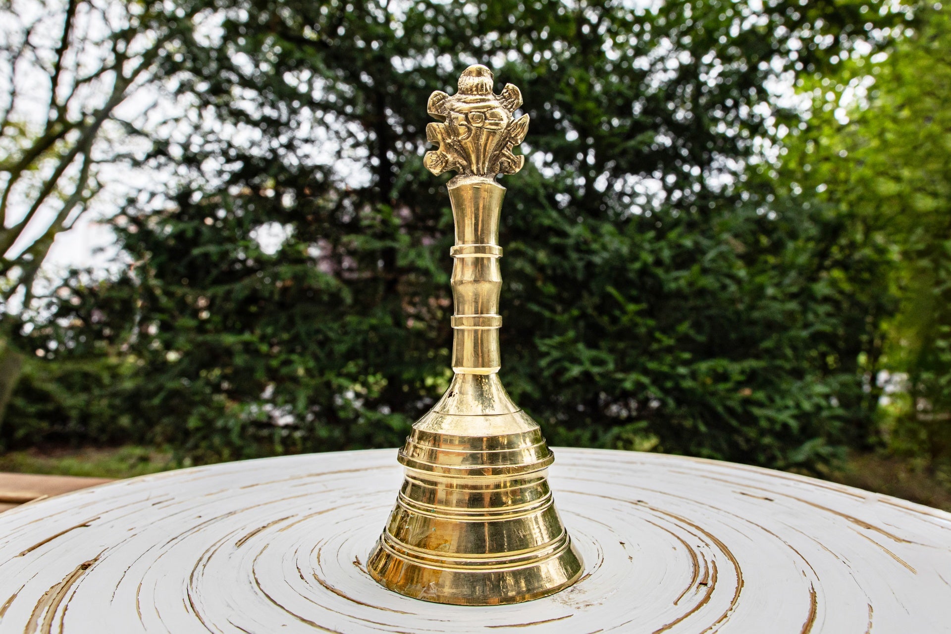 Puja Hand Bell 'Shankha Chakra'