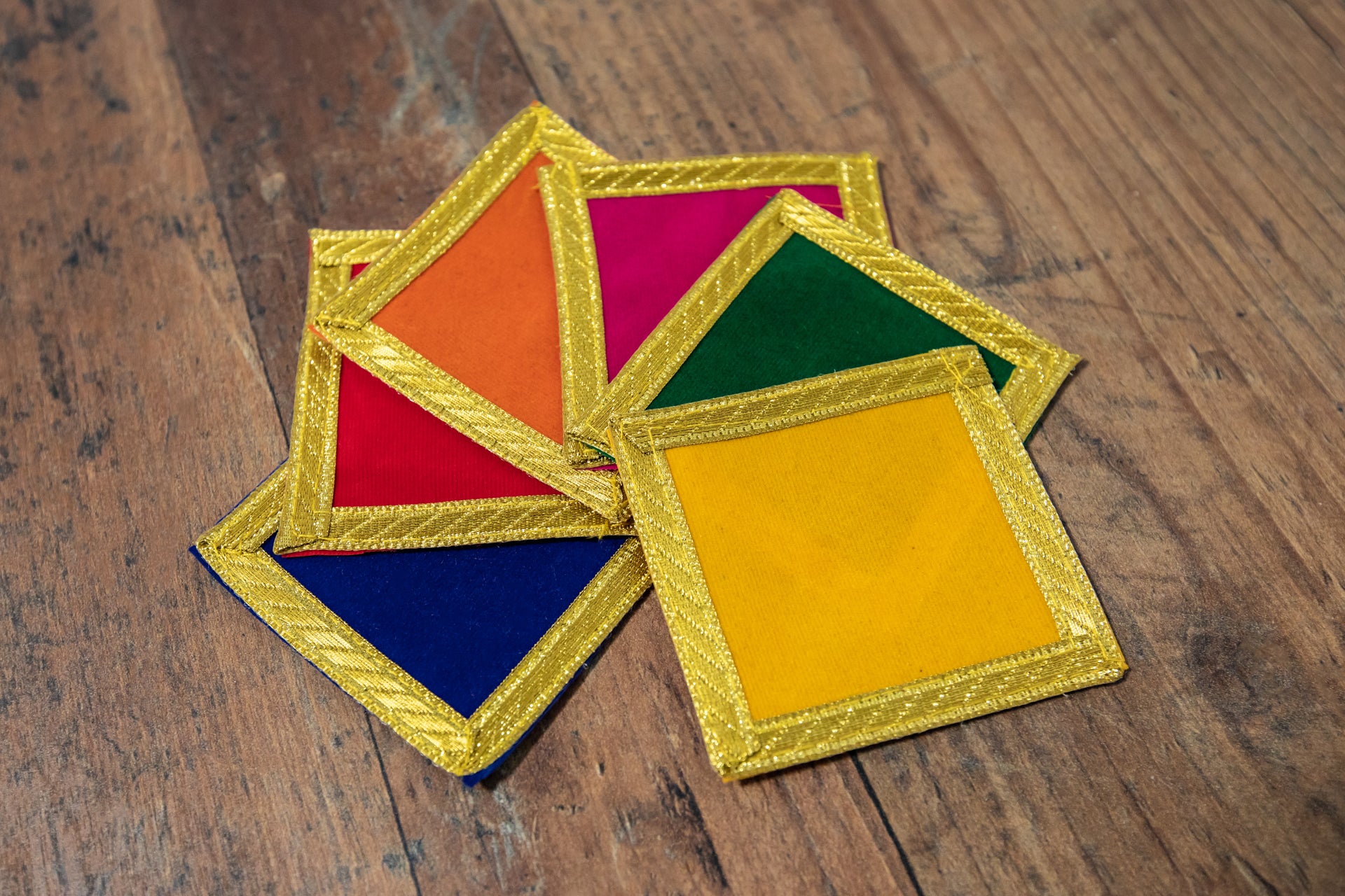 Asan cloth, plain velvet - square