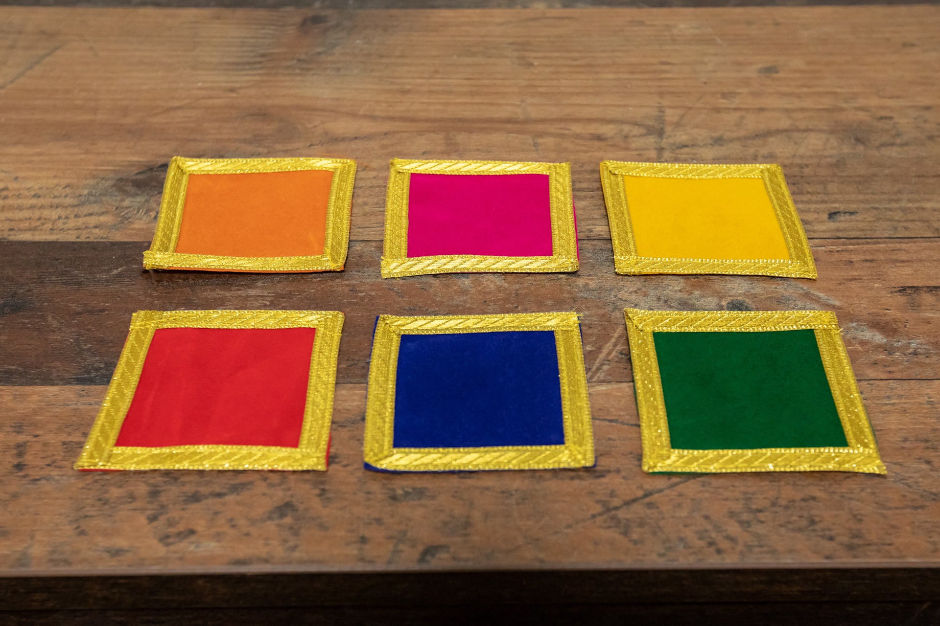 Asan cloth, plain velvet - square