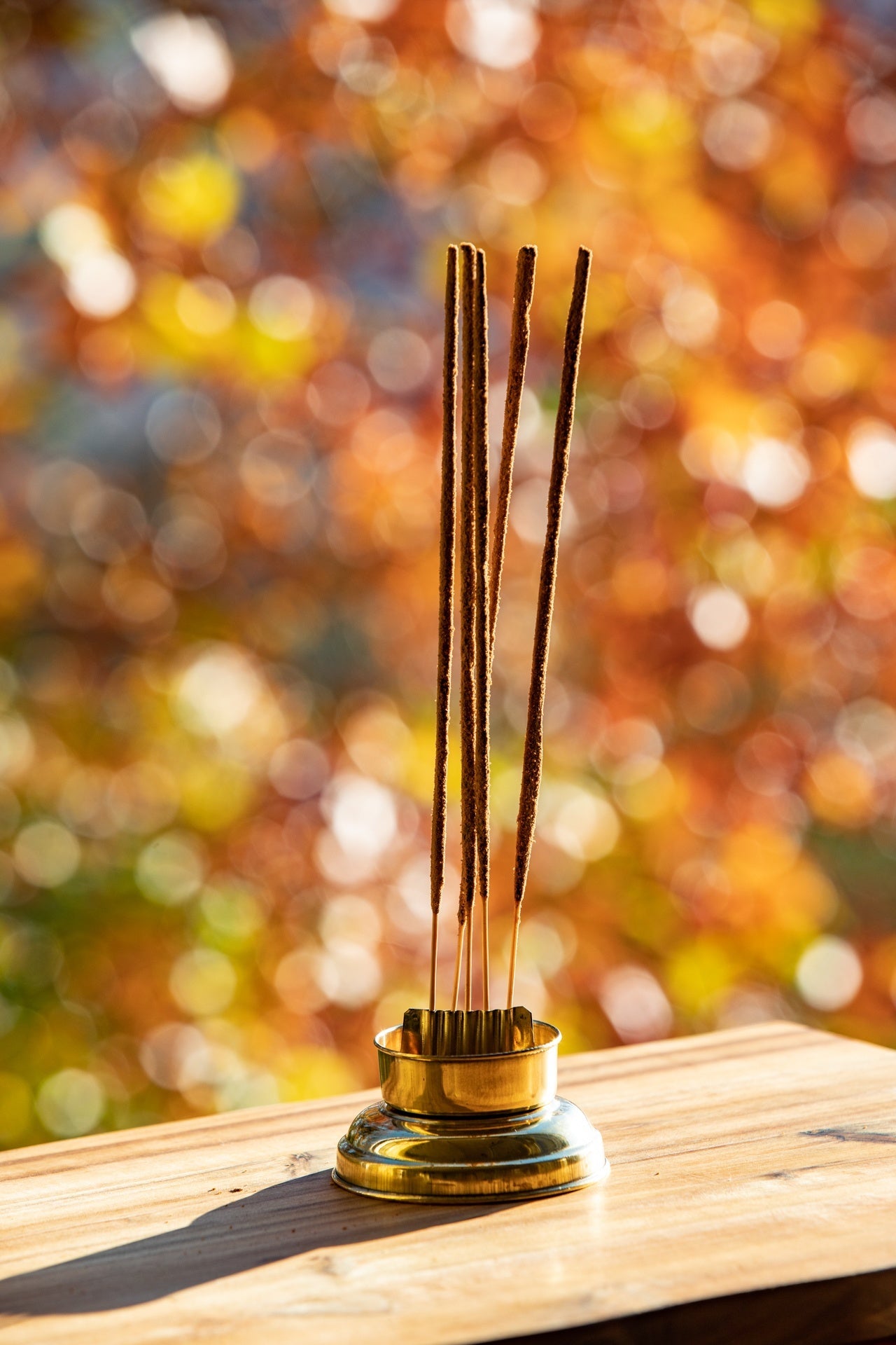 Safe Incense Stand with Ash Catcher - Brass