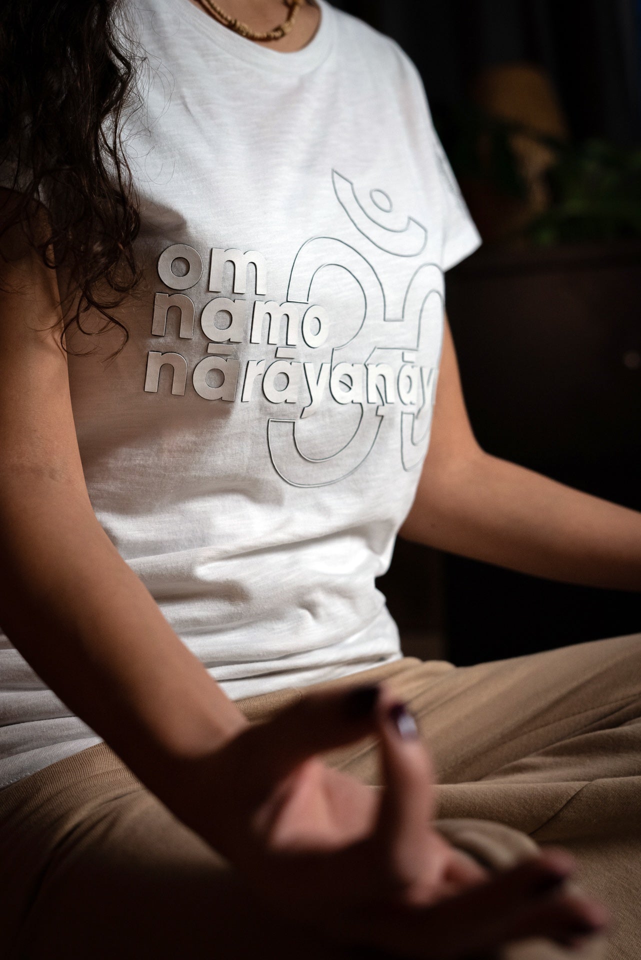 T-shirt - 3D 'Om Namo Narayanaya'