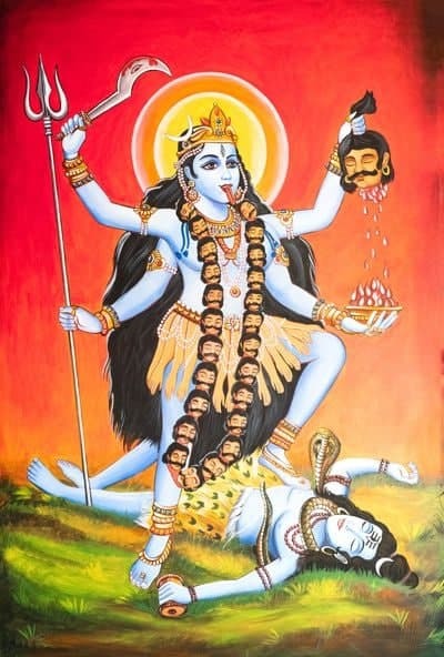 MAHAKALI con il Signore SHIVA