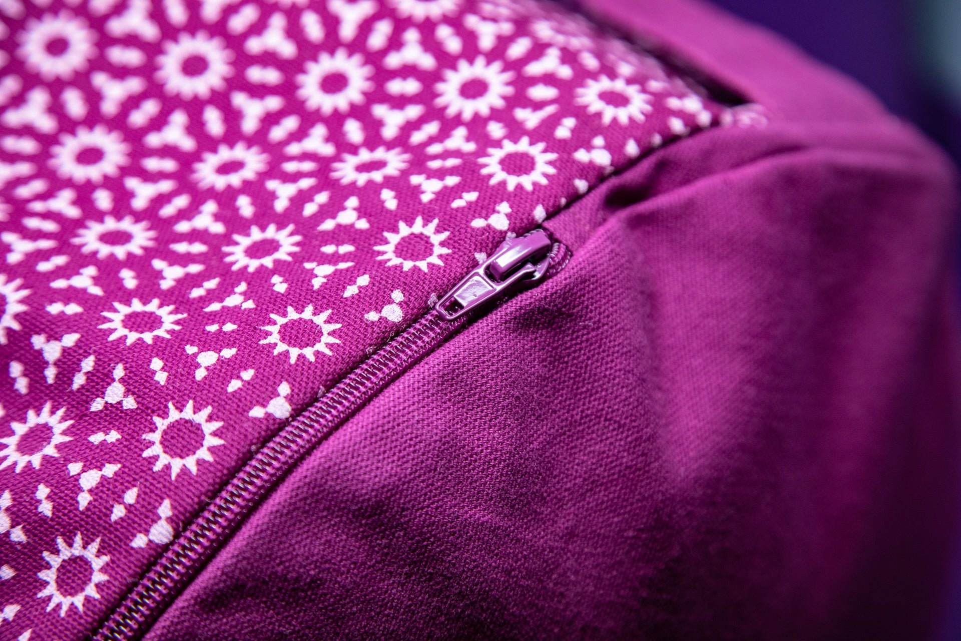 Cuscino per meditazione, rotondo, Plum Galaxy