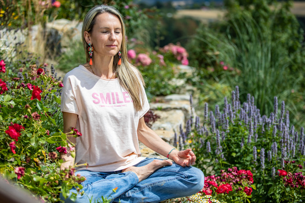 Smile Organic T-shirt, Women