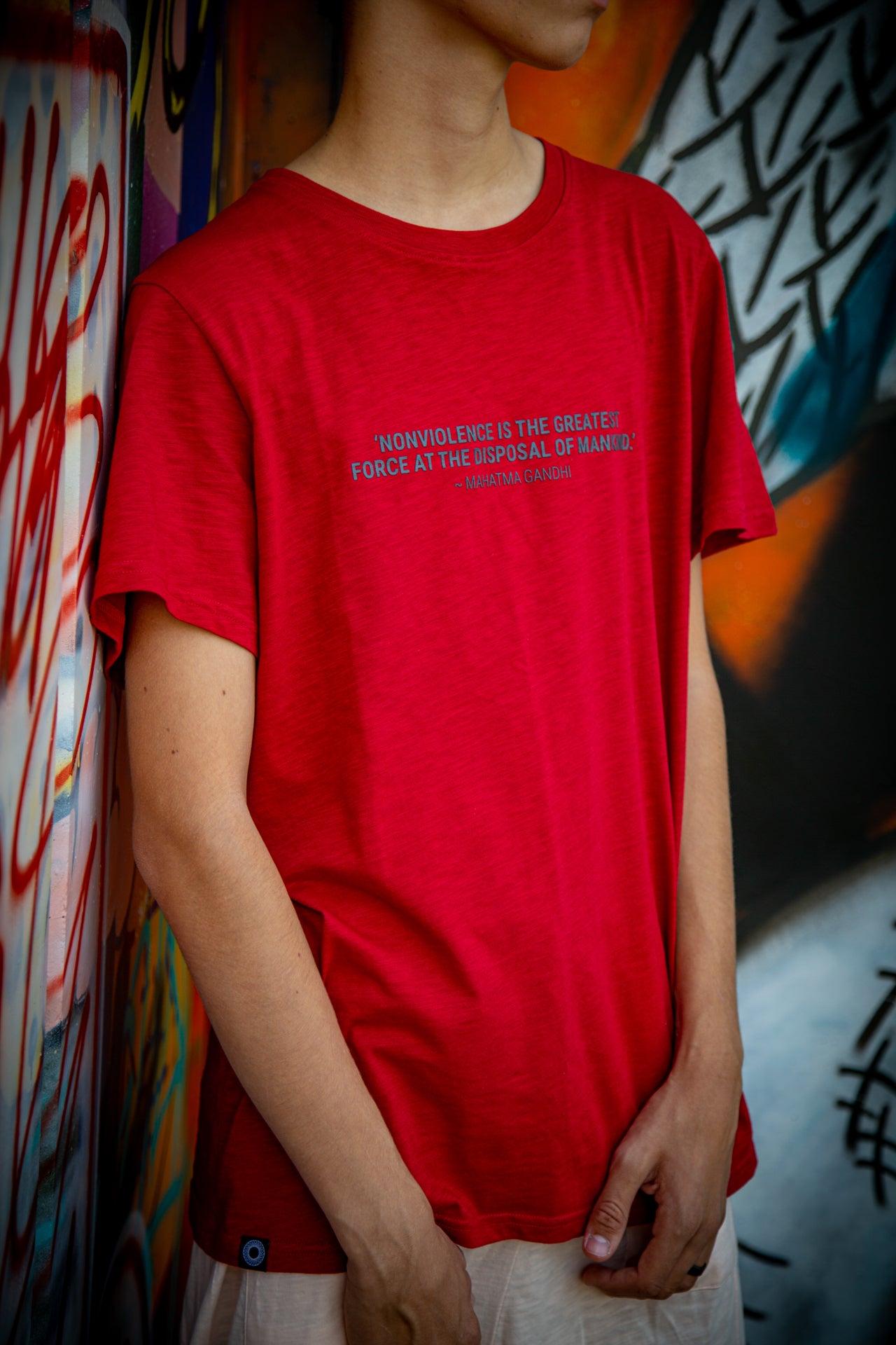 Non violence Organic T-shirt