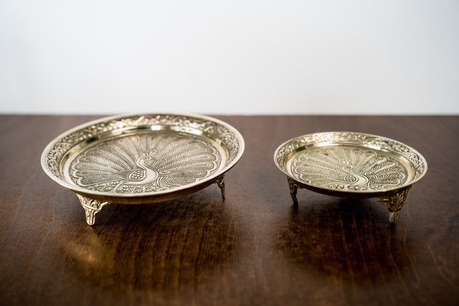 Puja plate with stand