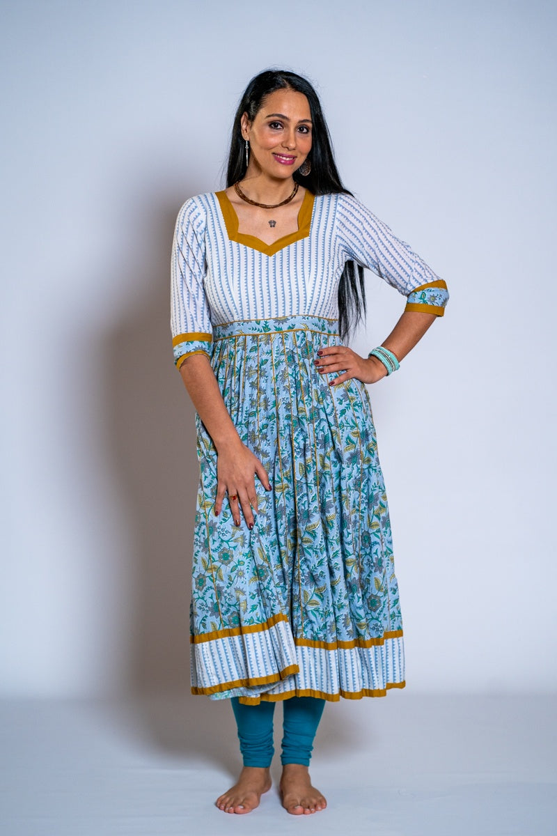 Abito Anarkali, taglia 'L'