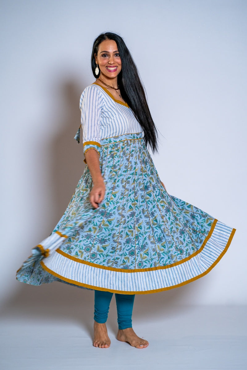 Abito Anarkali, taglia 'L'