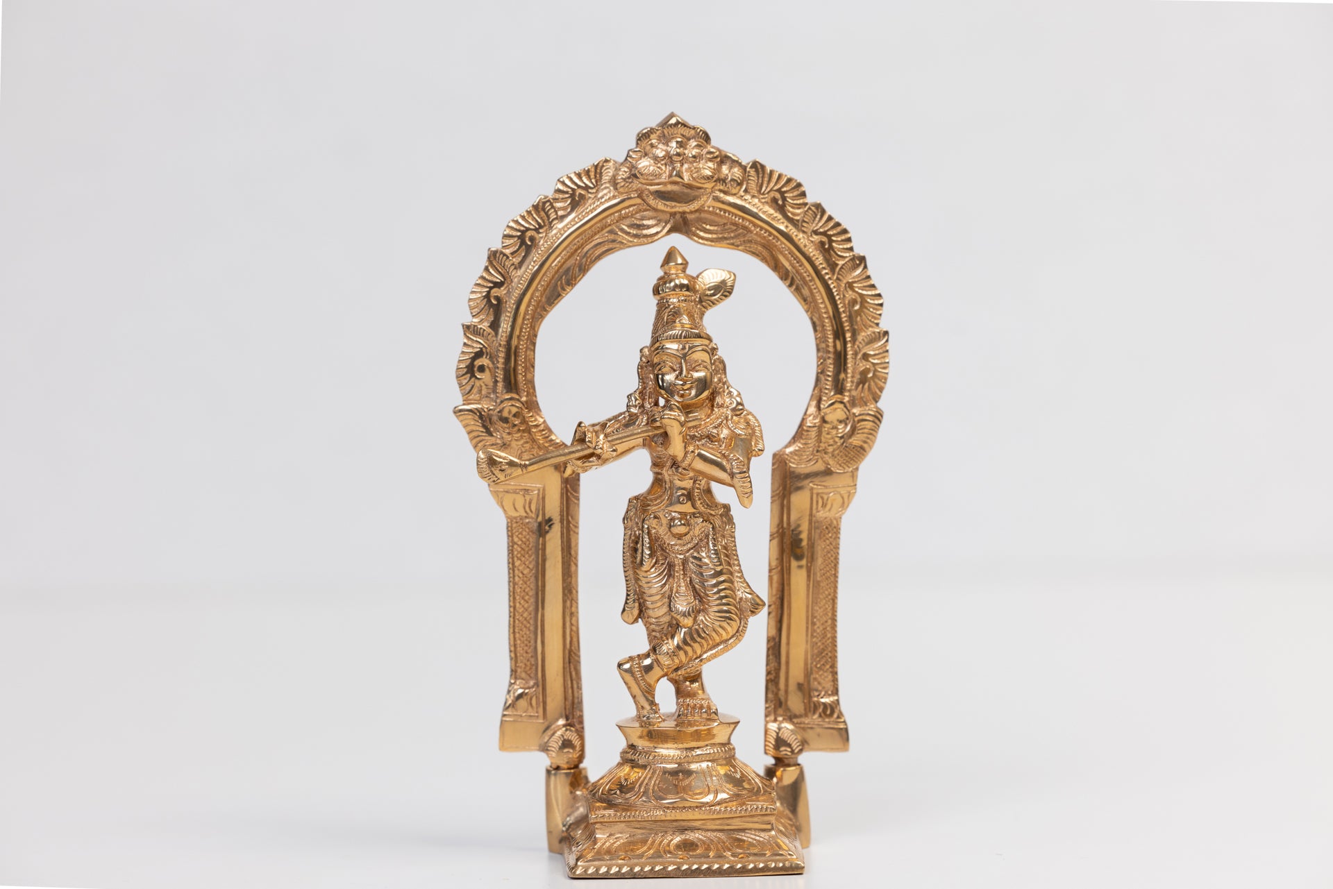 Lord Krishna with Arch - panchaloha