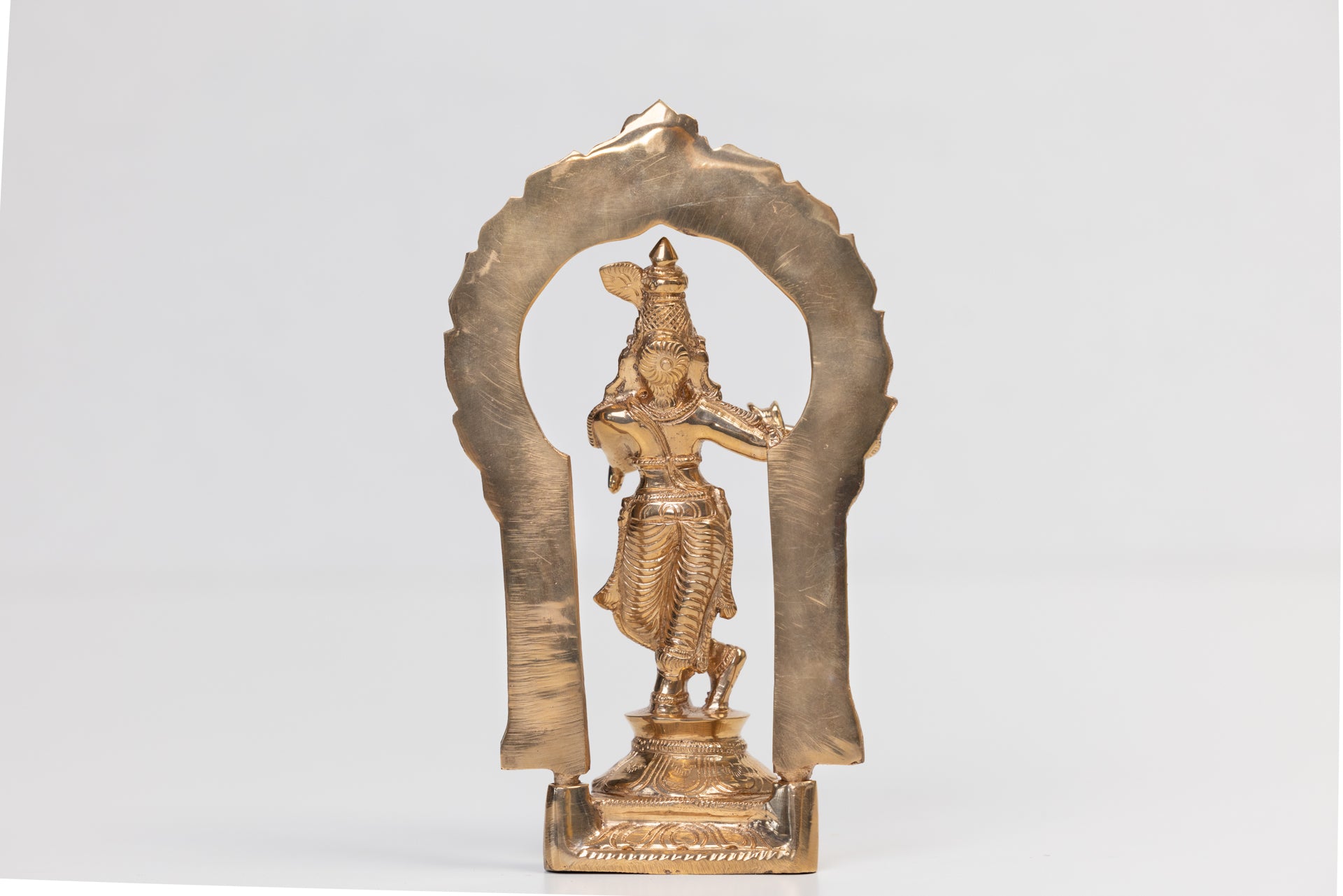Lord Krishna with Arch - panchaloha