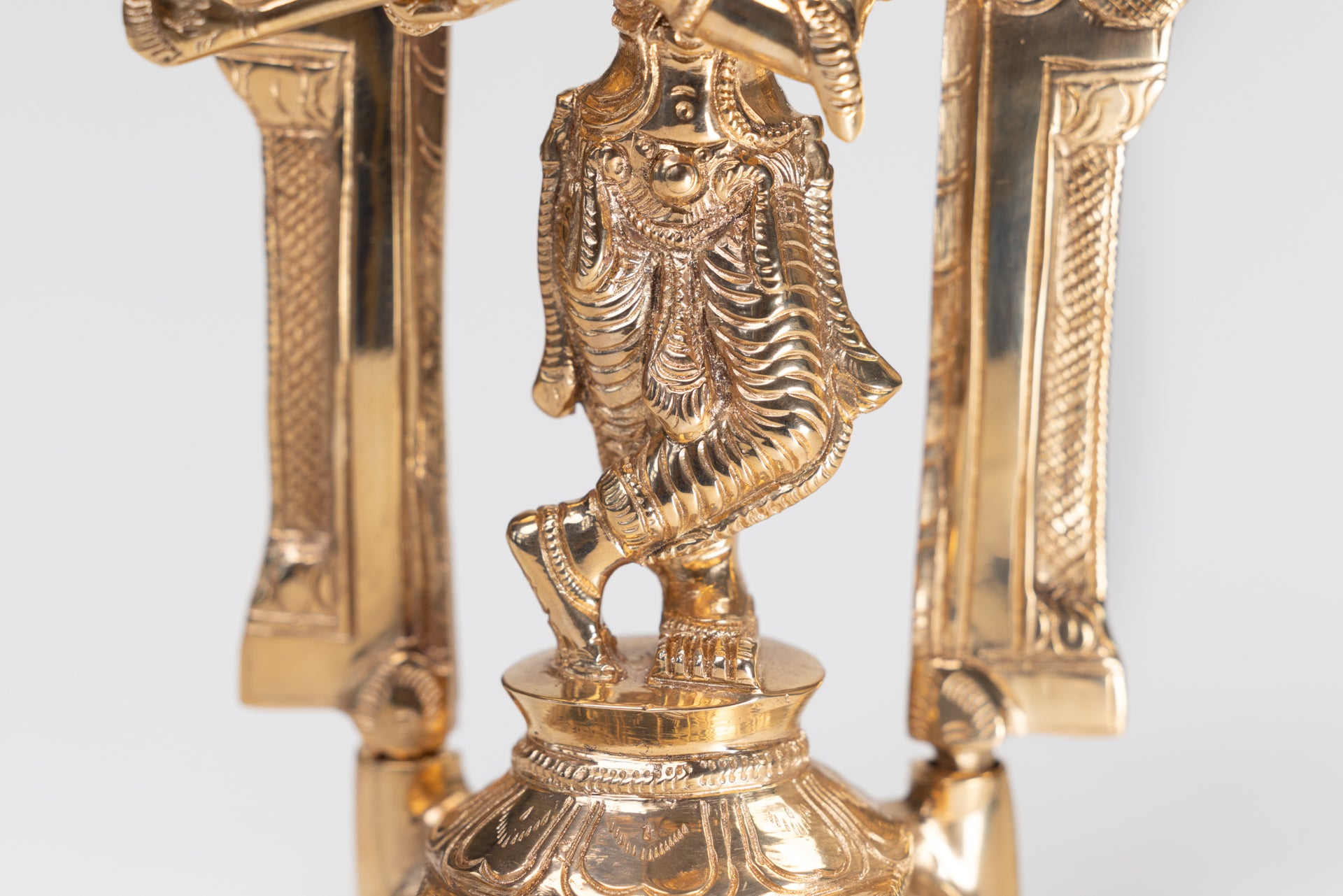 Lord Krishna with Arch - panchaloha