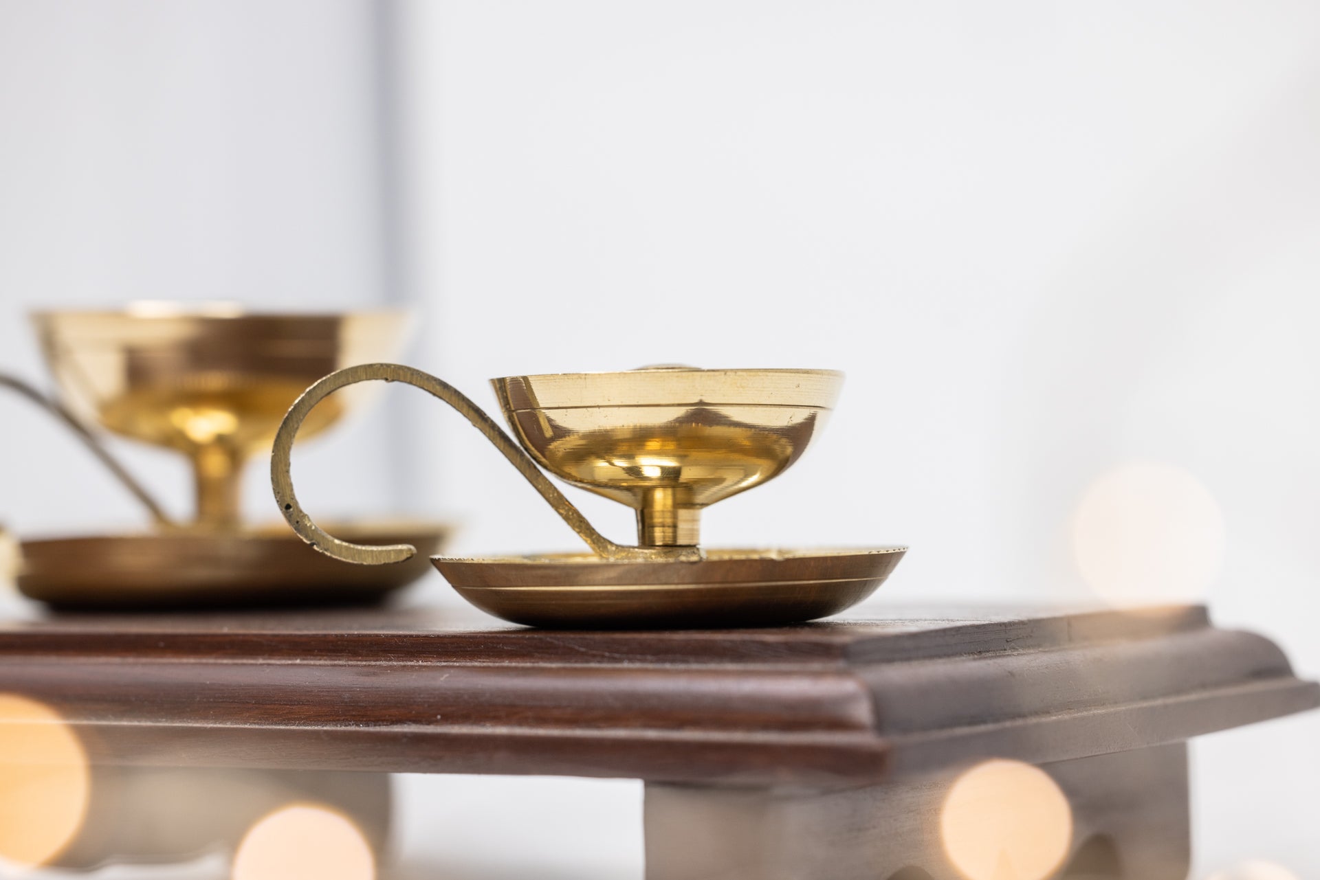 Puja Oil Lamp Nanda Sampat