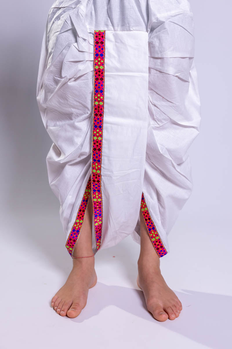 Burgundy Jacquard Kurta Set, 28 size