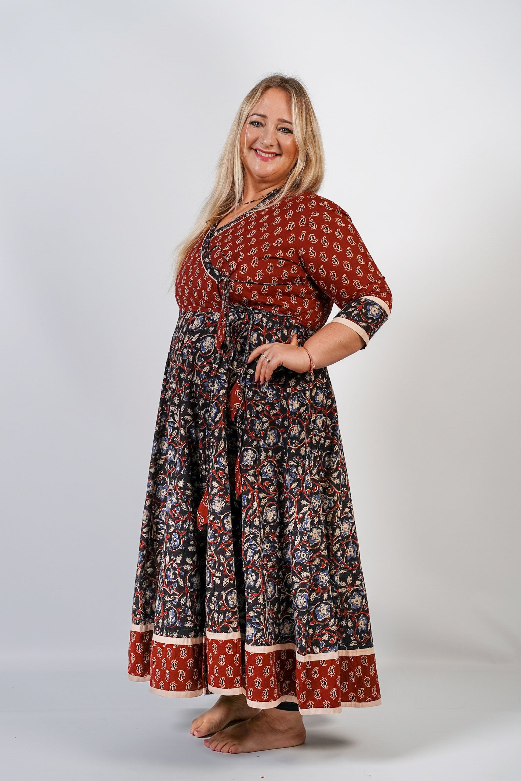 Abito Anarkali, taglia 'XXL'