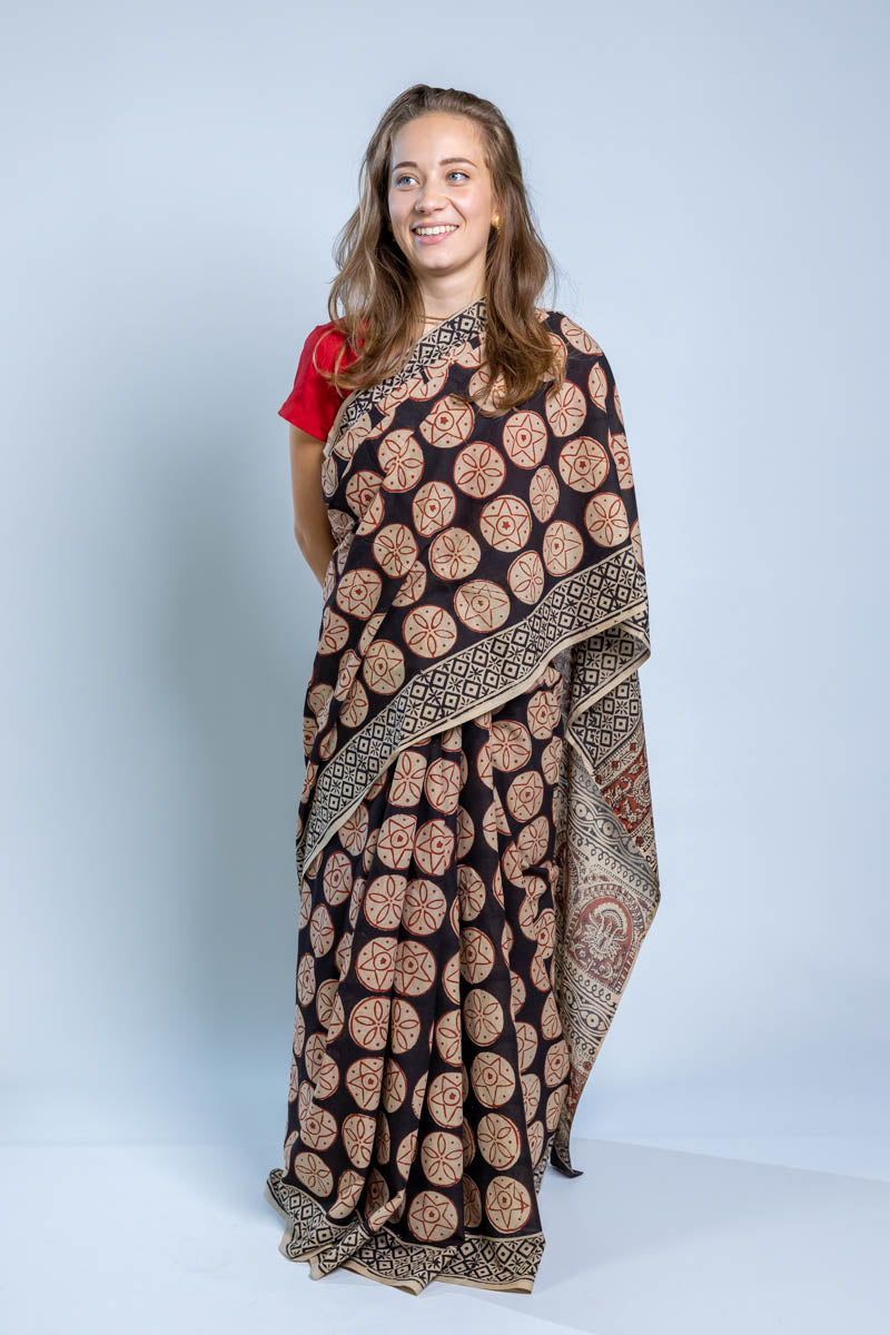 Sari di cotone Malmal