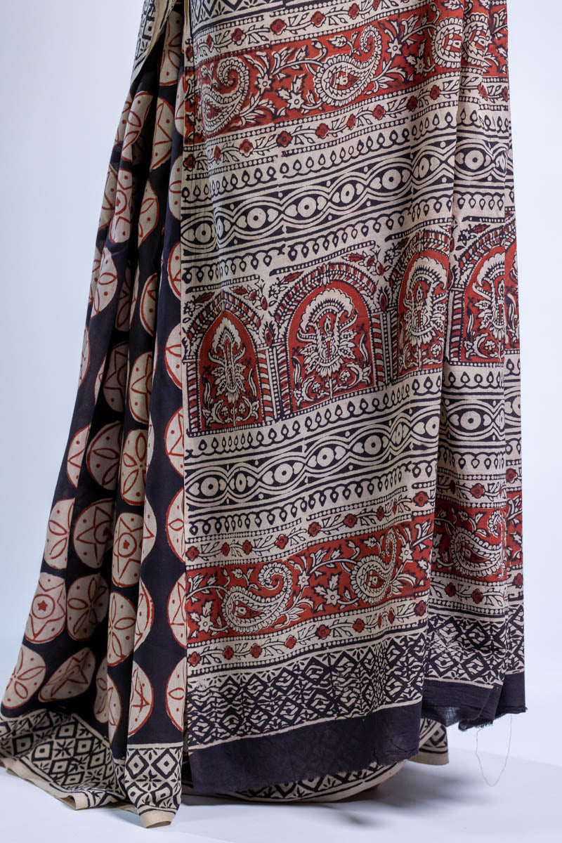 Sari di cotone Malmal