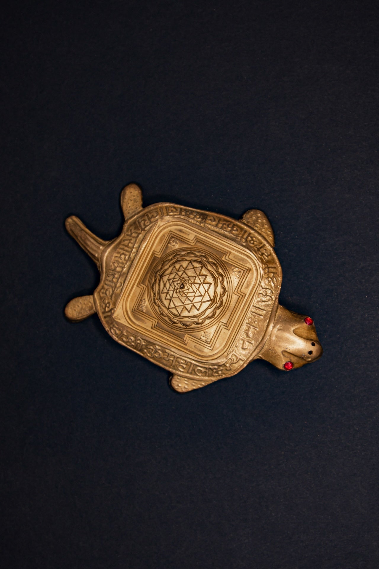 MahaMeru Sri Yantra su Kurma - panchaloha