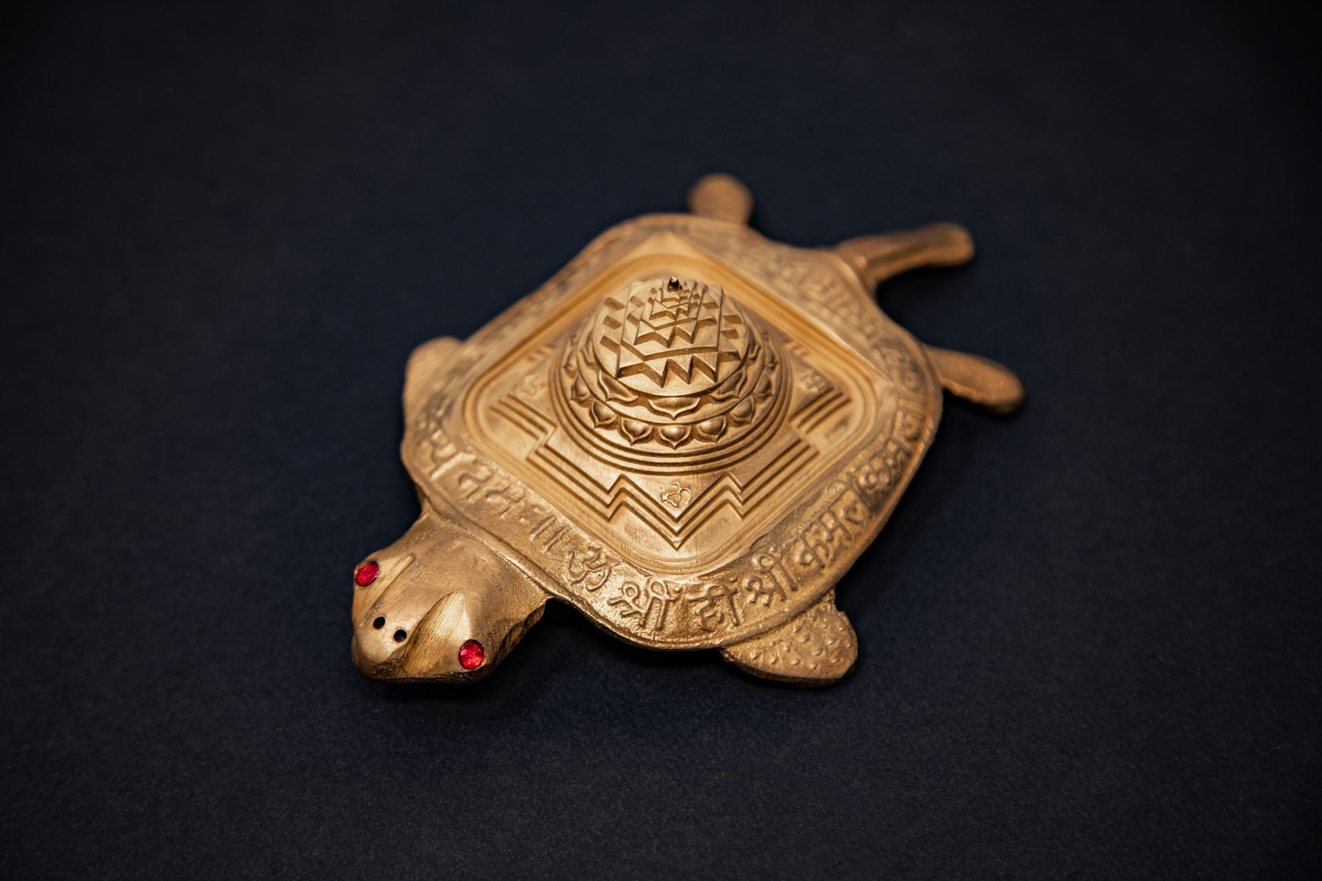 MahaMeru Sri Yantra su Kurma - panchaloha