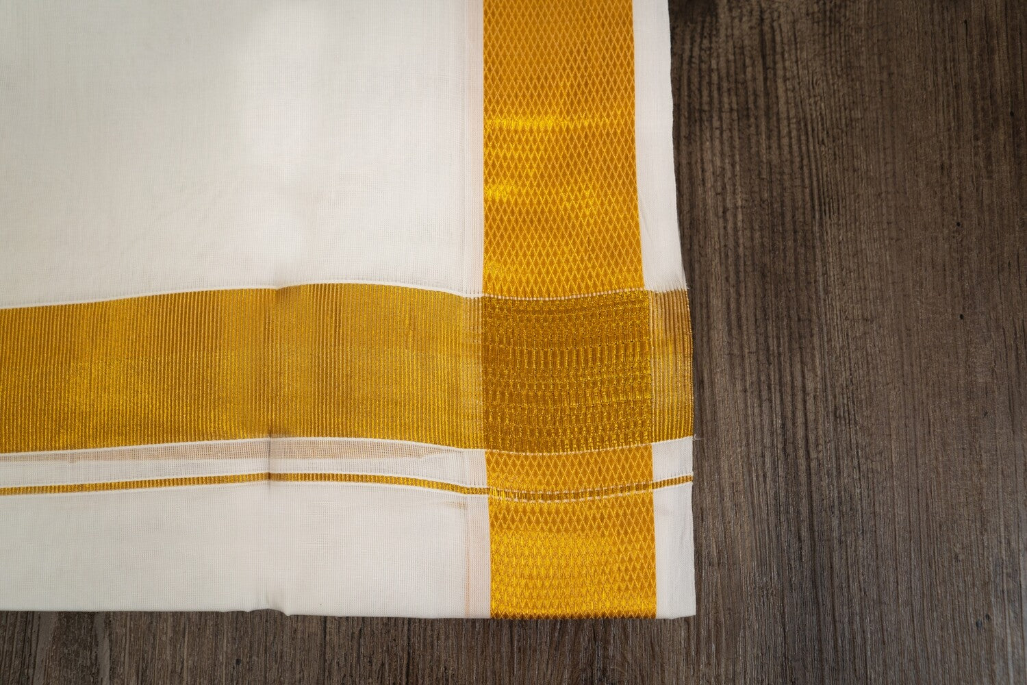 Dhoti with Golden Border