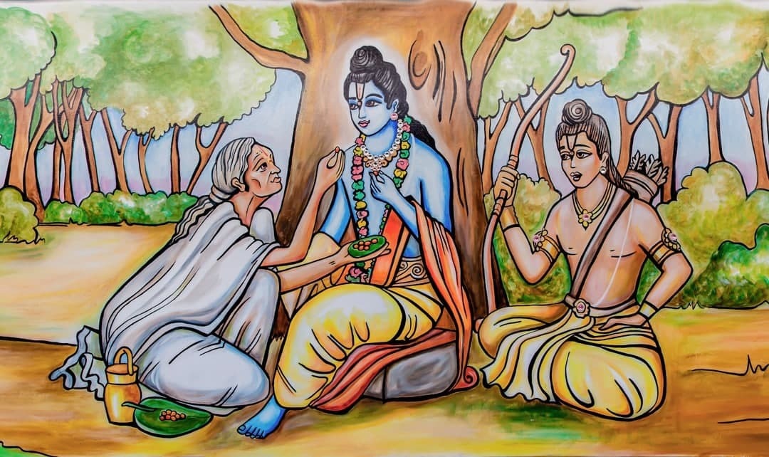 LORD RAMA and SHABARI