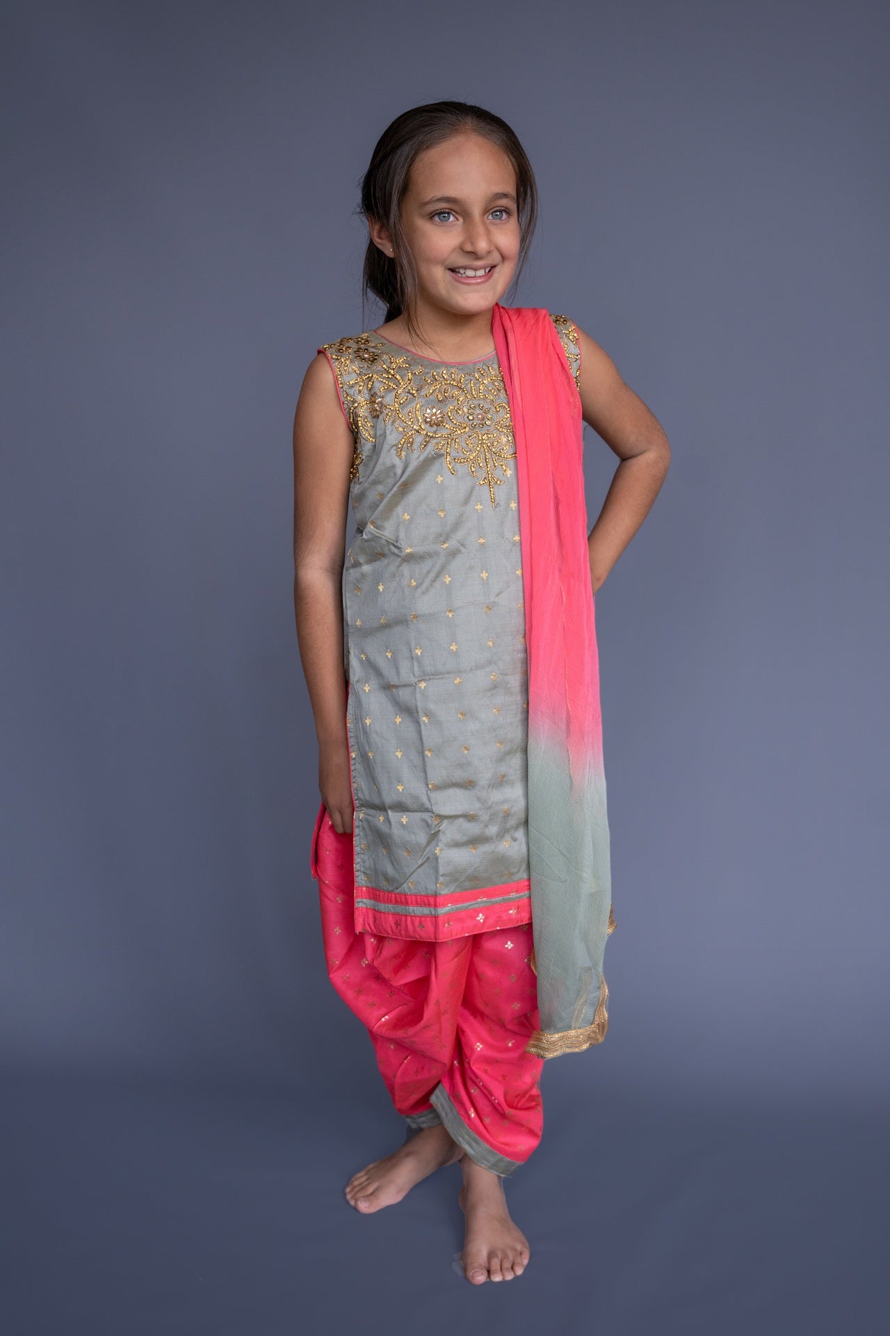 Salwar Suit Set, 9-10 years