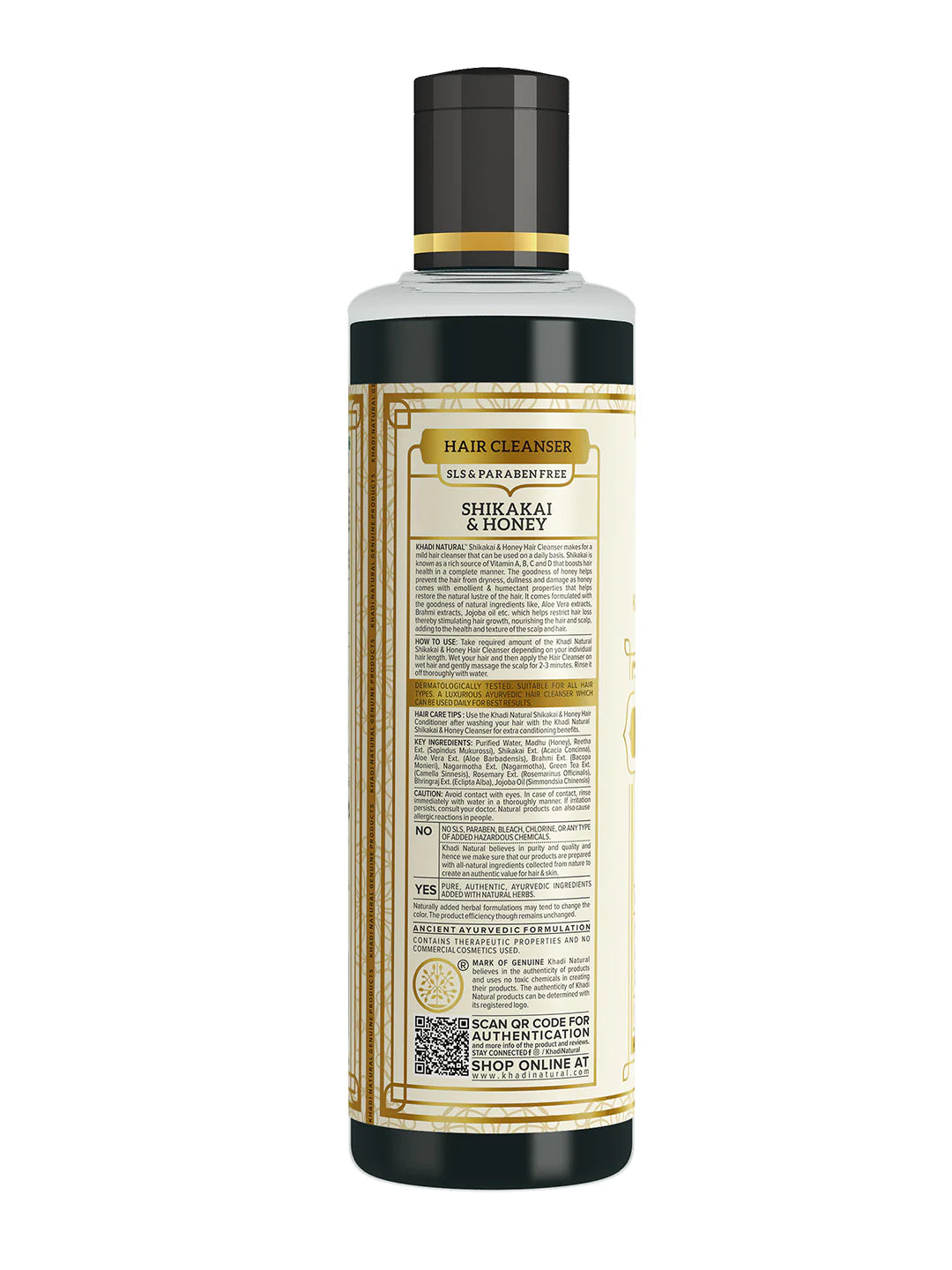 Shampoo per capelli alle erbe Khadi SHIKAKAI E MIELE