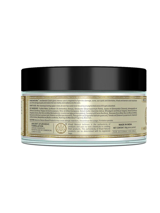 Khadi Herbal ANTI-BLEMISH Cream