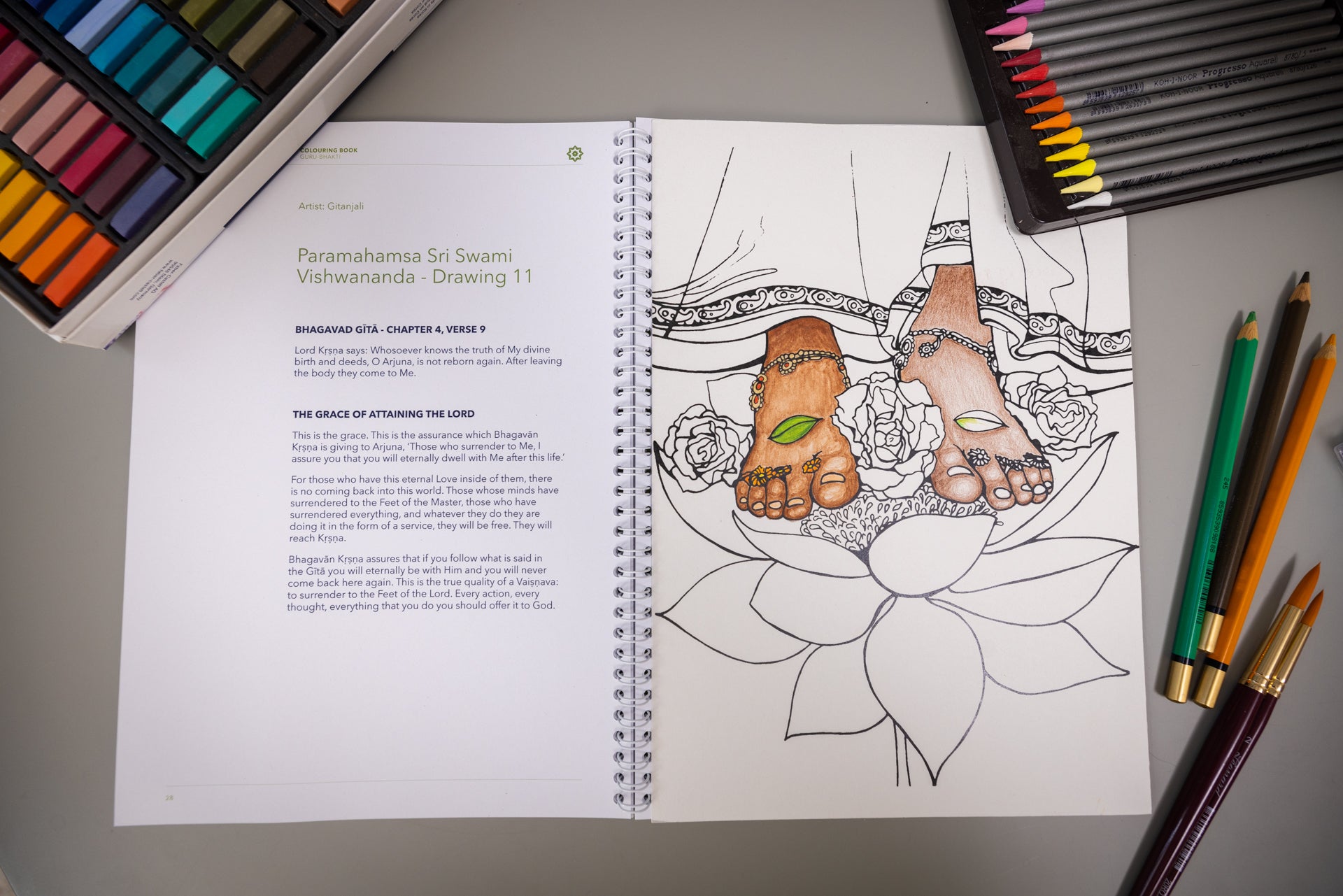 Colouring Book: Guru-bhakti