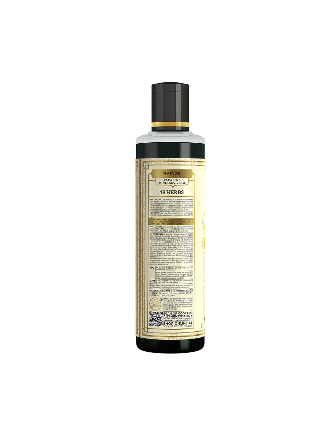 Khadi Herbal Hair Oil 18 HERBS