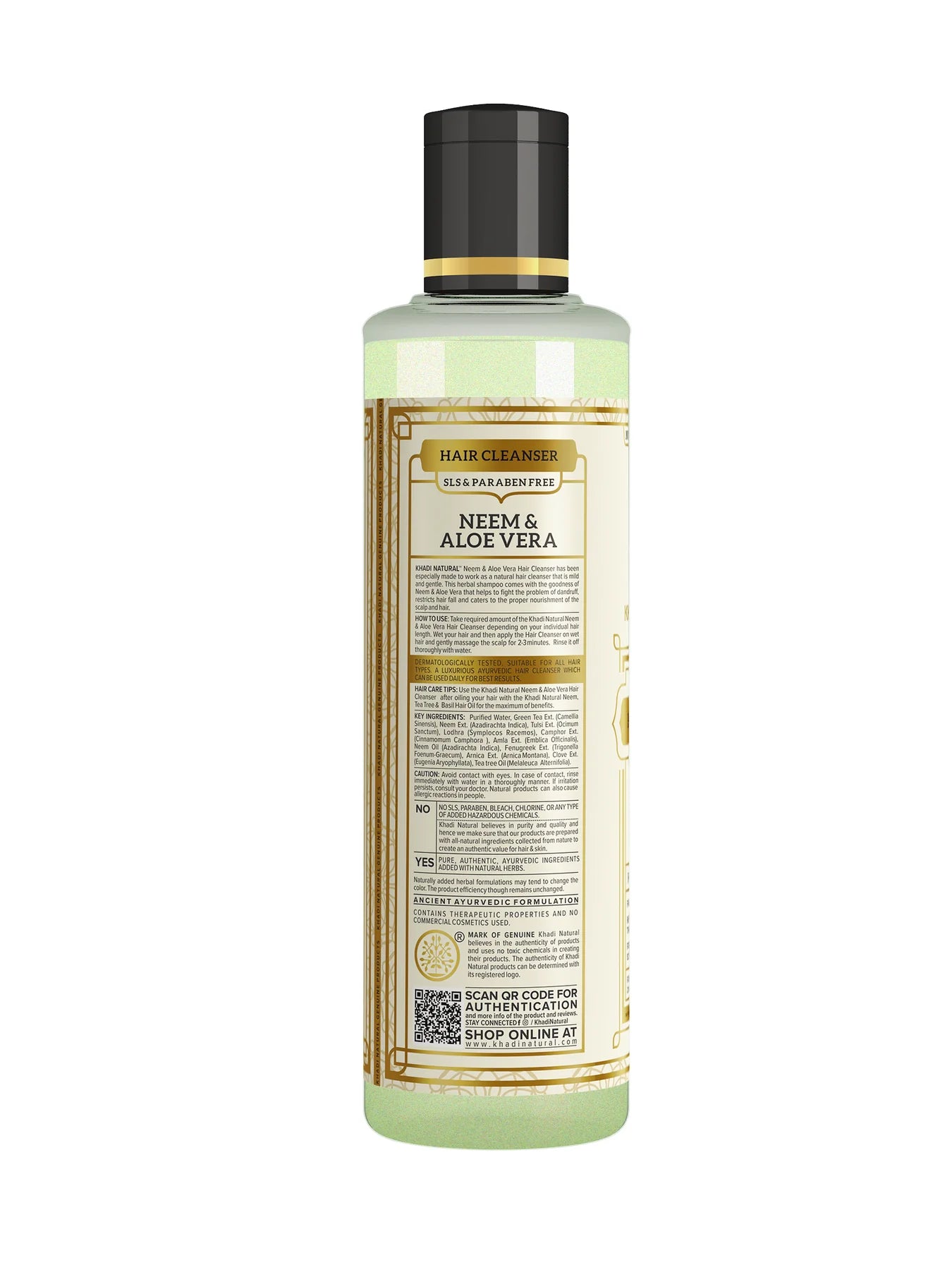 Khadi Herbal Hair Shampoo NEEM & ALOE VERA