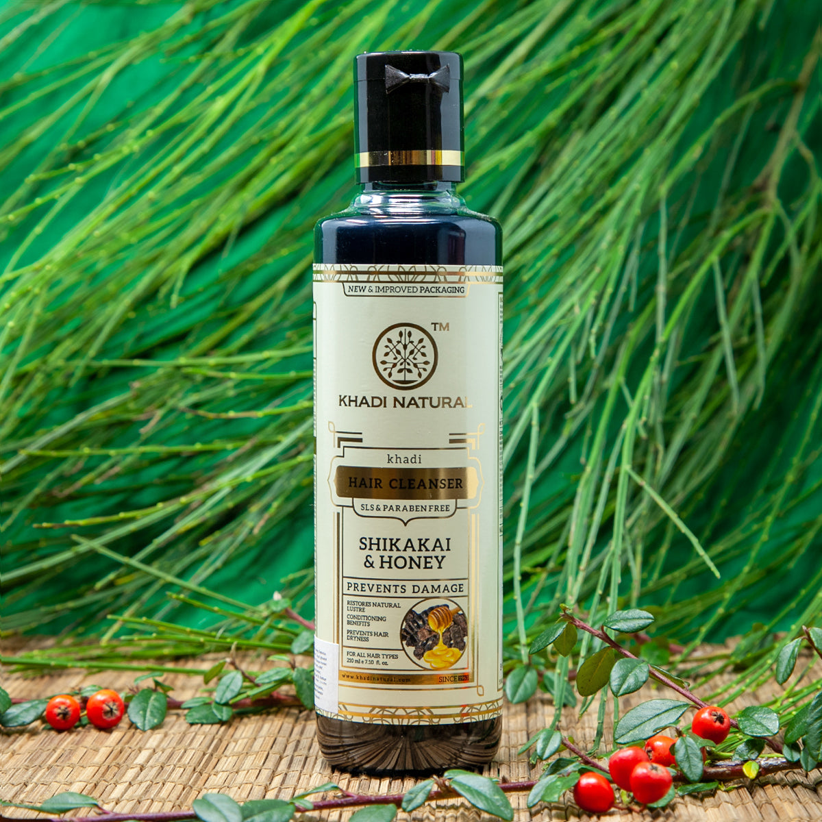 Khadi Herbal Hair Shampoo SHIKAKAI & HONEY
