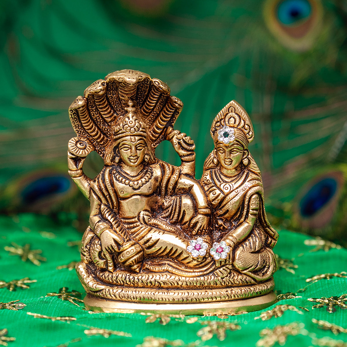 Pietra Pottu - Fiore / 9 mm / Gioielli in pietra per decorazioni di divinità