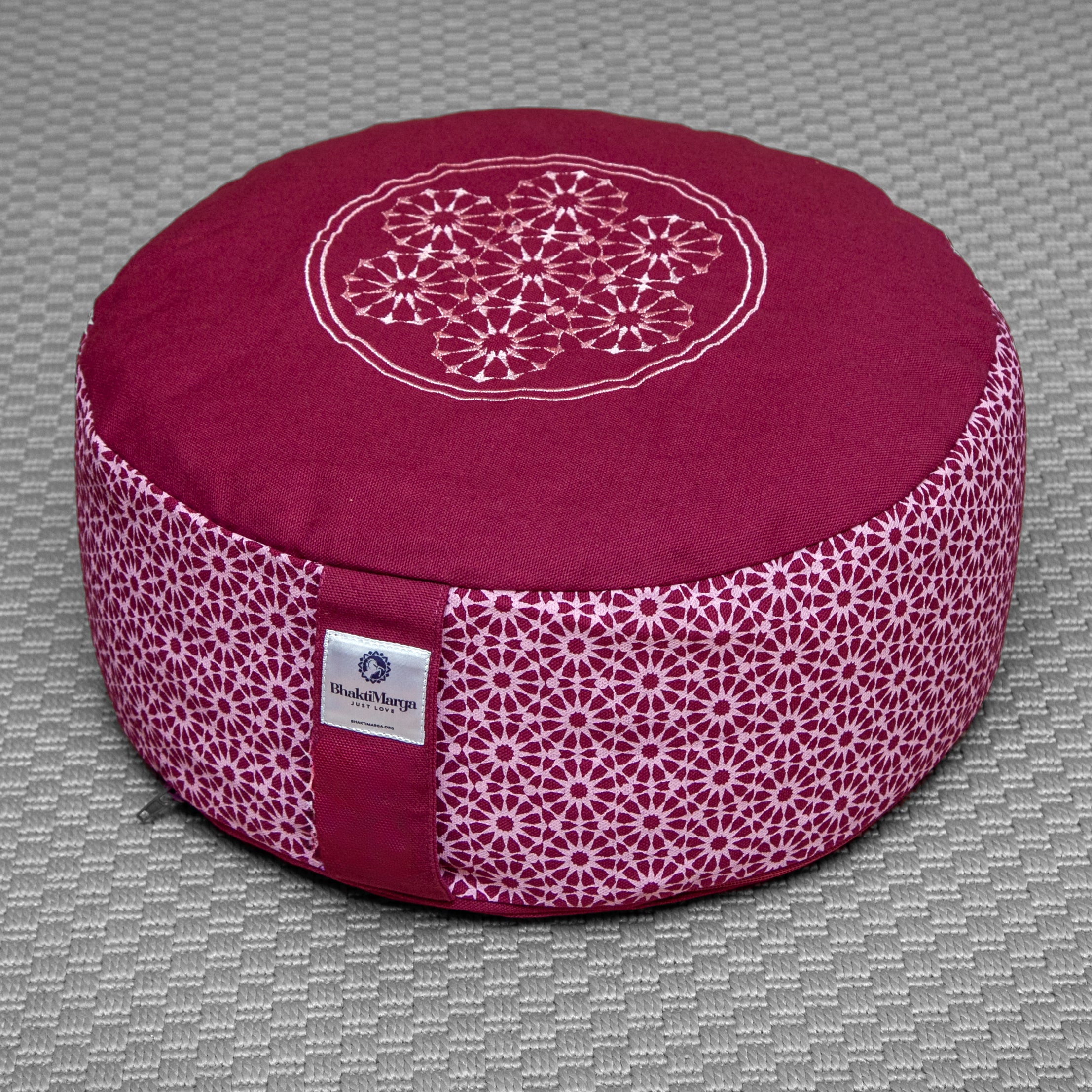 Meditation Cushion, Full-round, Plum Galaxy