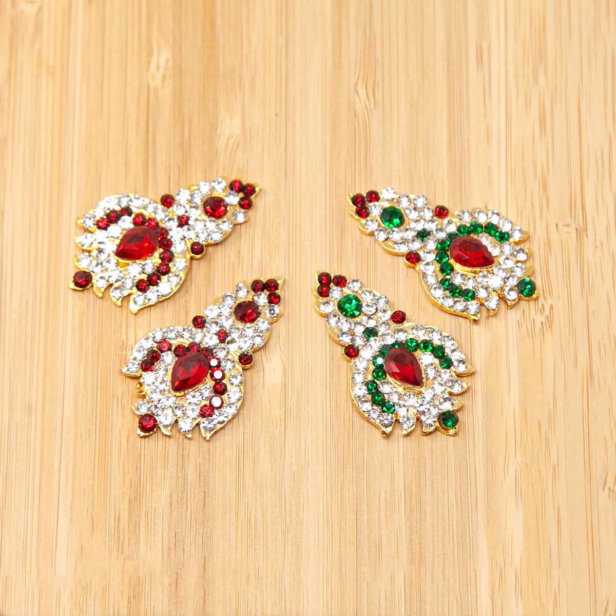 Coppia di orecchini in pietra - Ornate Bloom / 47x26mm / Gioielli in pietra per decorazioni divine