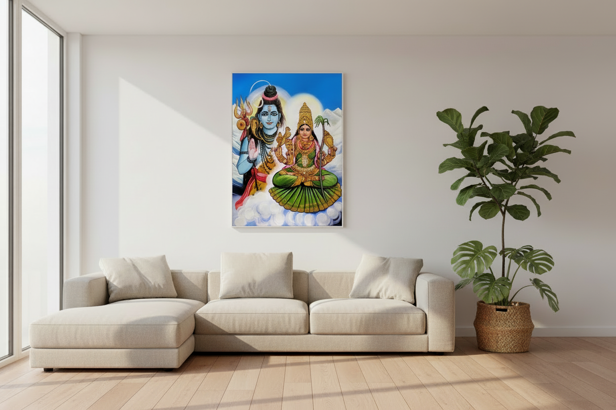 IL SIGNORE SHIVA con KANCHI KAMAKSHI